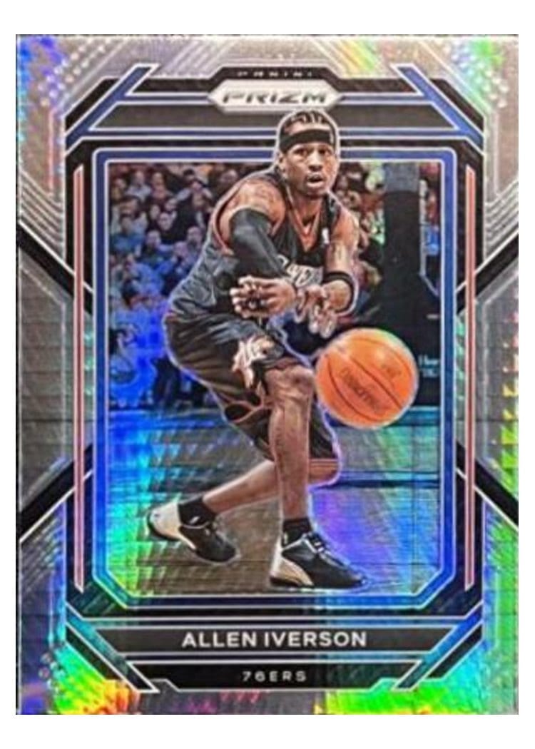 2022-23 Panini Prizm Base Set Allen Iverson #281 card