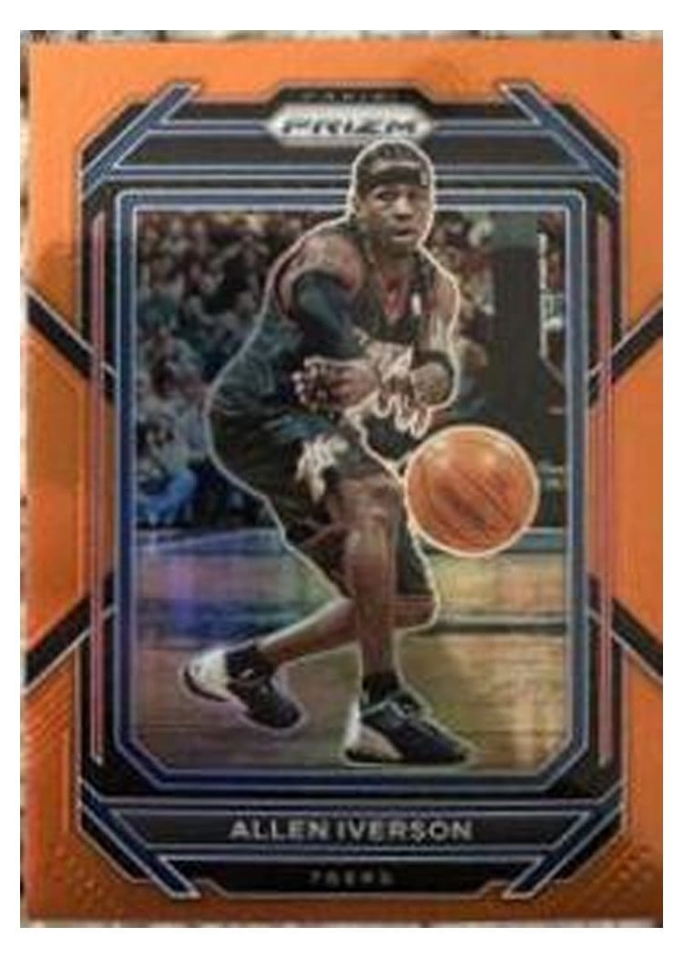 2022-23 Panini Prizm Base Set Allen Iverson #281 card