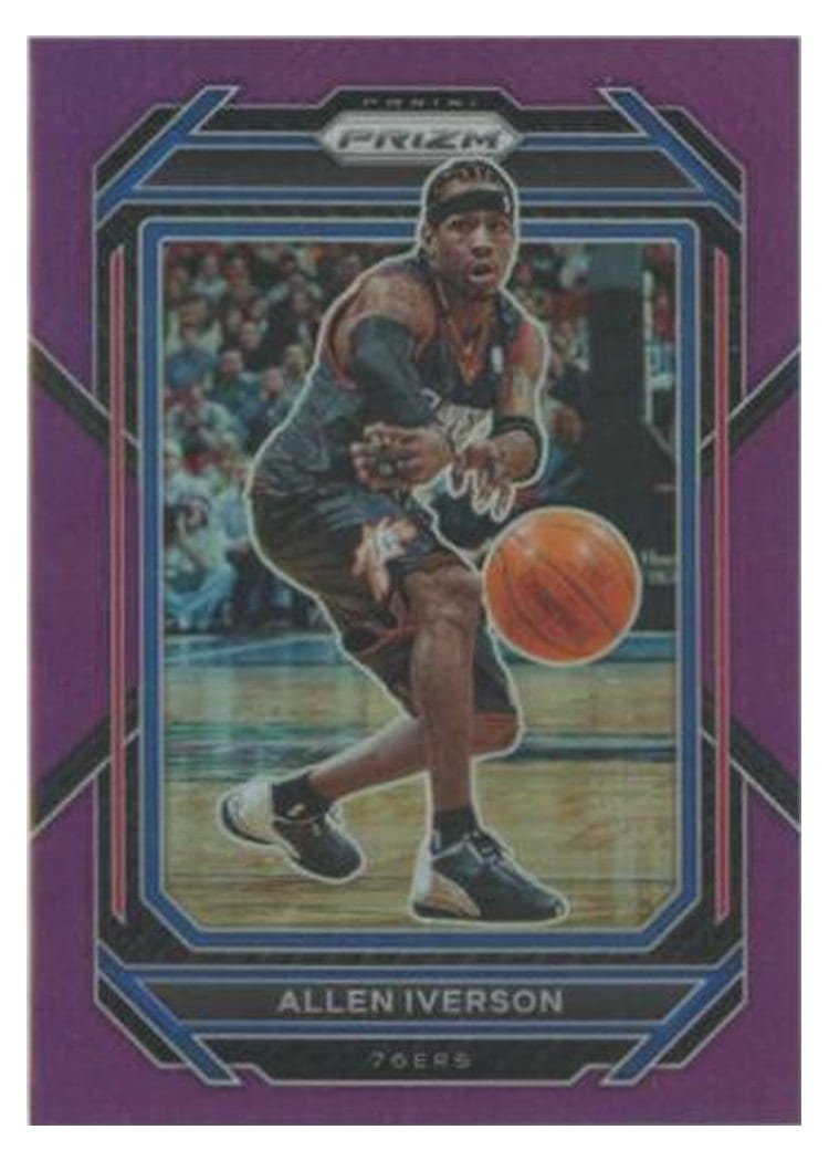 2022-23 Panini Prizm Base Set Allen Iverson #281 card