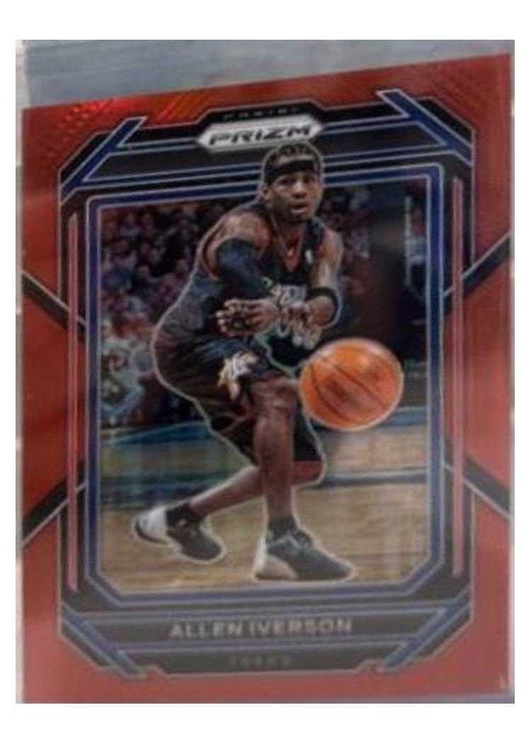 2022-23 Panini Prizm Base Set Allen Iverson #281 card