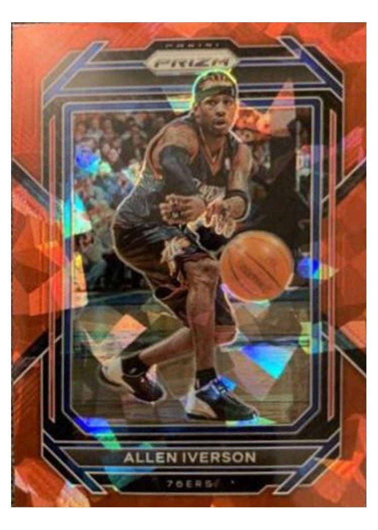 2022-23 Panini Prizm Base Set Allen Iverson #281 card
