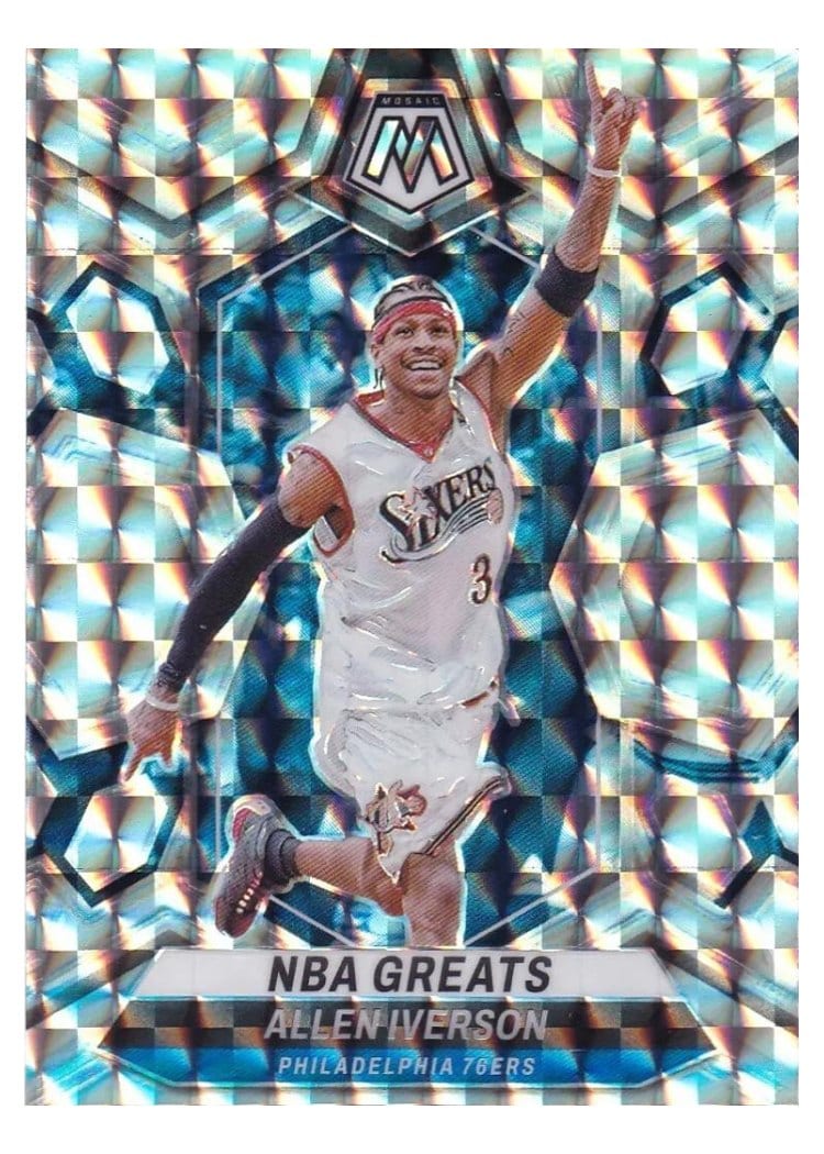 2023-24 Panini Mosaic Base Set Allen Iverson #300 card