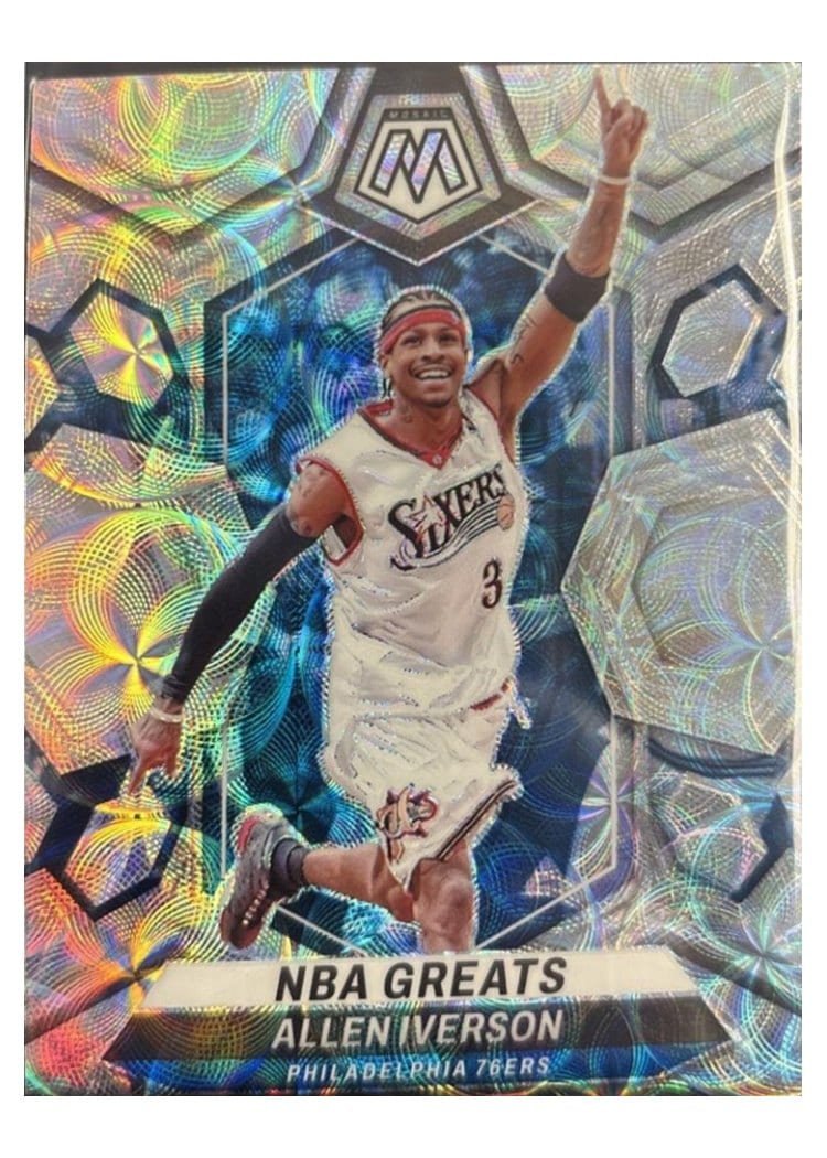 2023-24 Panini Mosaic Base Set Allen Iverson #300 card