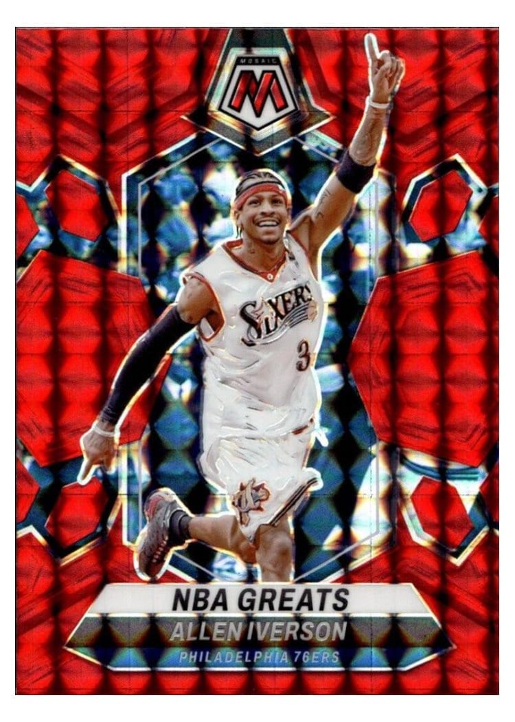 2023-24 Panini Mosaic Base Set Allen Iverson #300 card