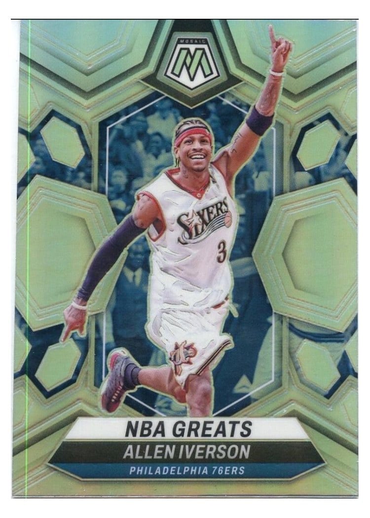 2023-24 Panini Mosaic Base Set Allen Iverson #300 card