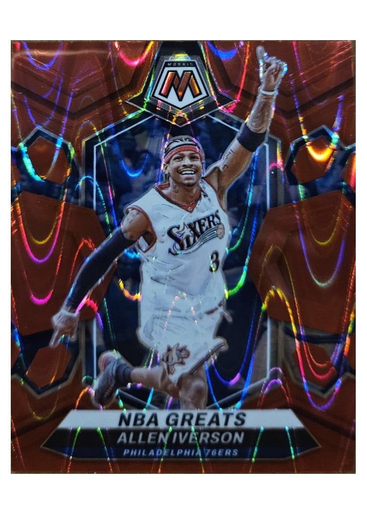 2023-24 Panini Mosaic Base Set Allen Iverson #300 card