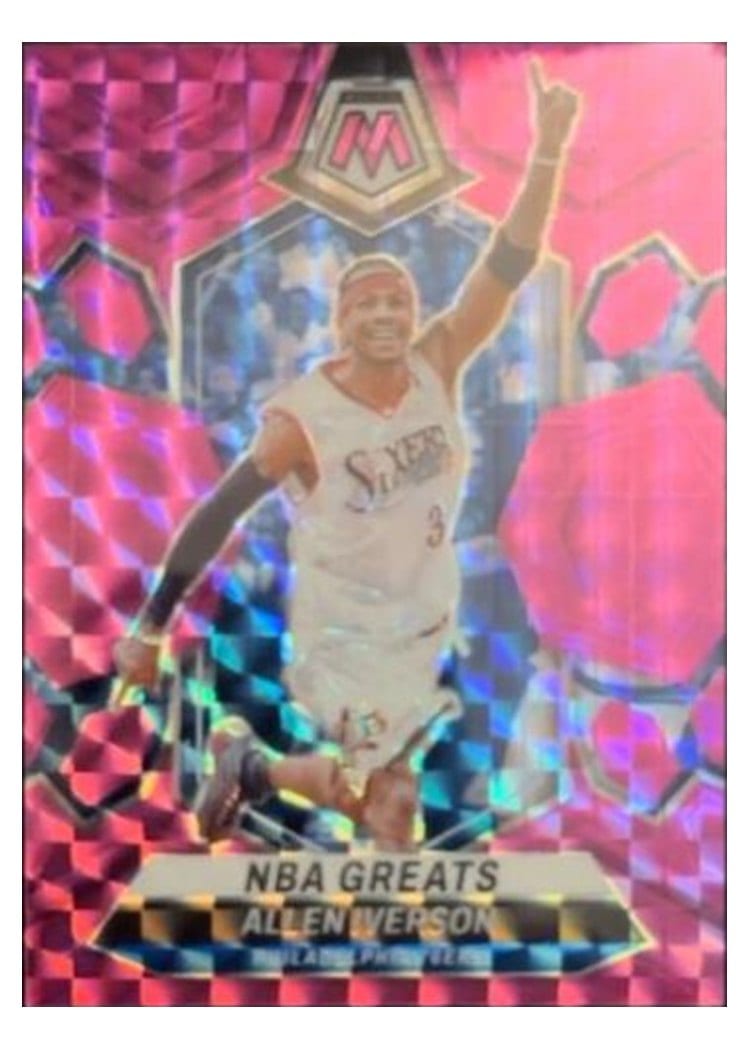 2023-24 Panini Mosaic Base Set Allen Iverson #300 card