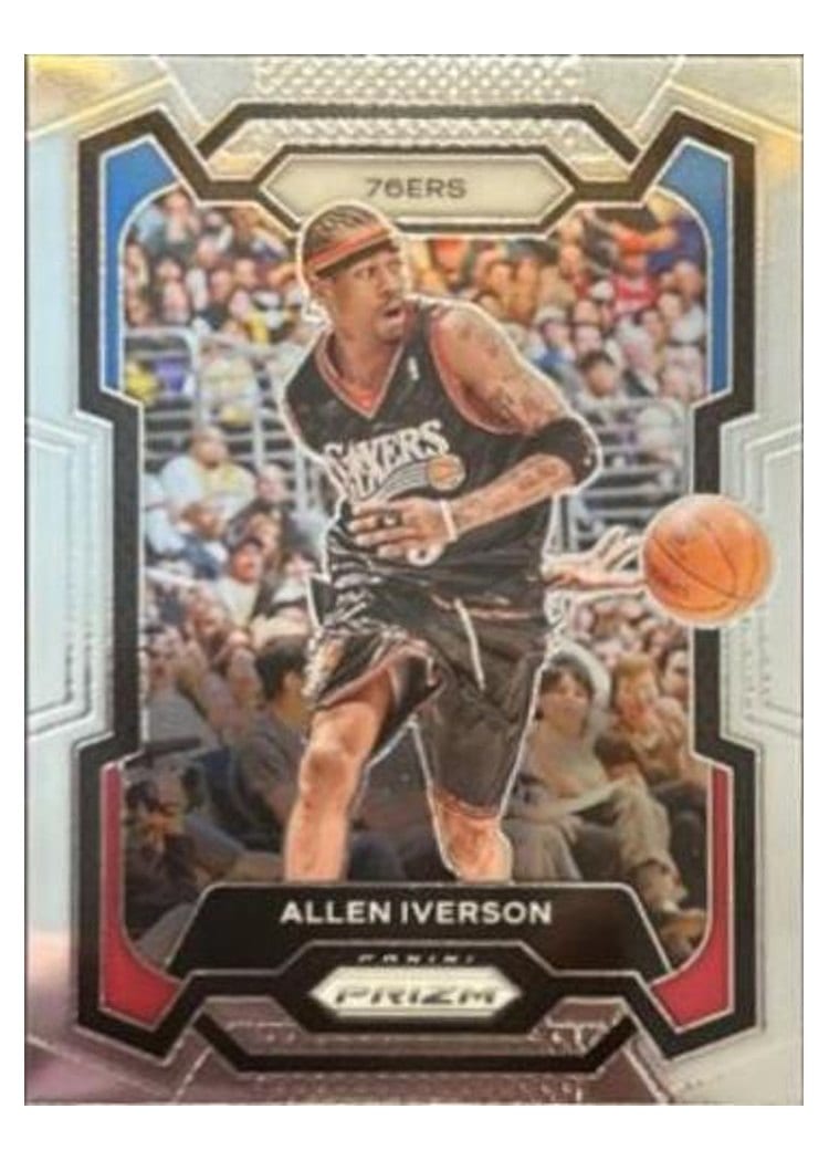 2023-24 Panini Prizm Base Set Allen Iverson #184 card