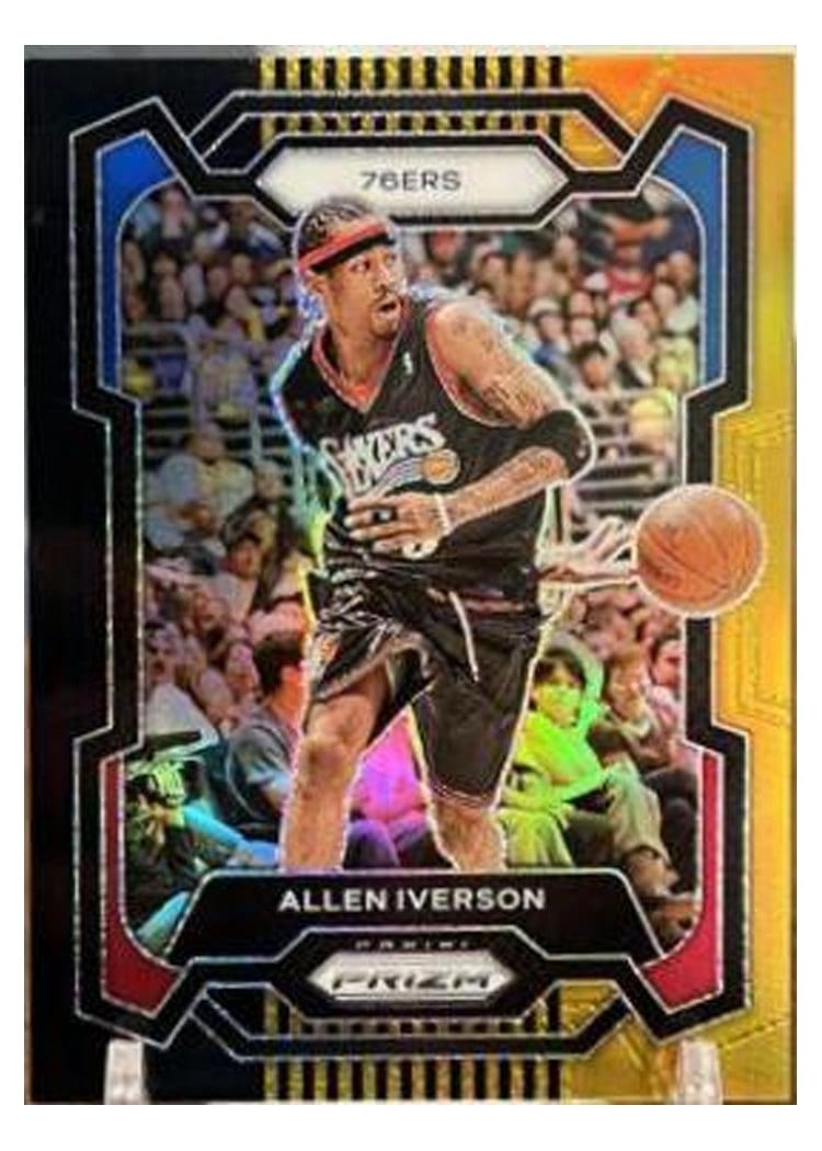 2023-24 Panini Prizm Base Set Allen Iverson #184 card