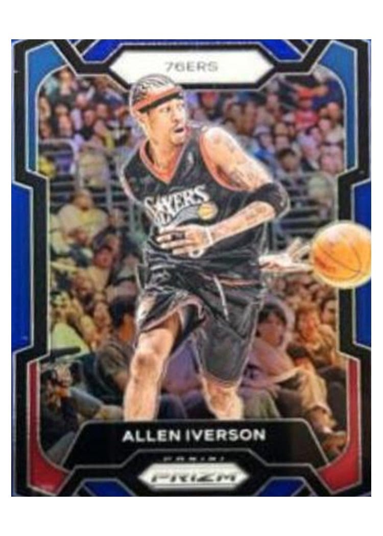 2023-24 Panini Prizm Base Set Allen Iverson #184 card
