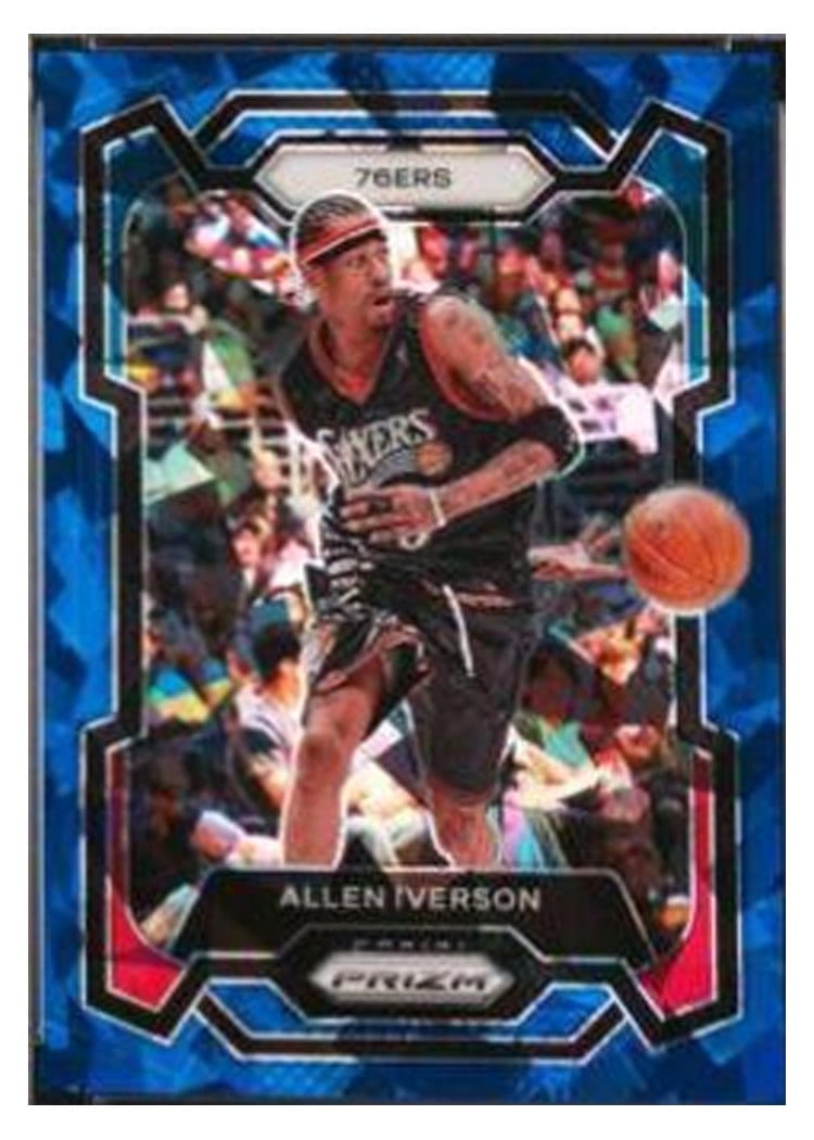2023-24 Panini Prizm Base Set Allen Iverson #184 card
