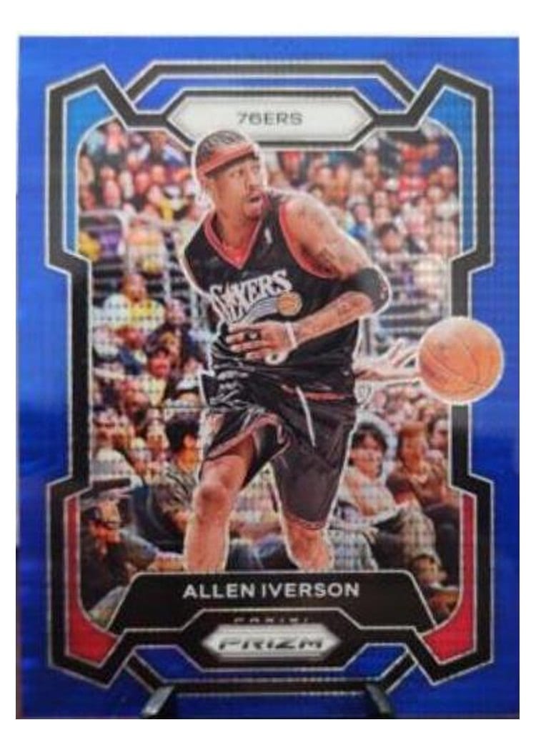2023-24 Panini Prizm Base Set Allen Iverson #184 card