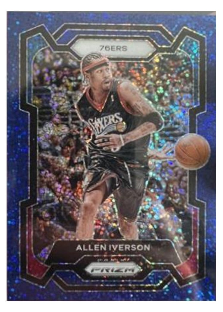 2023-24 Panini Prizm Base Set Allen Iverson #184 card