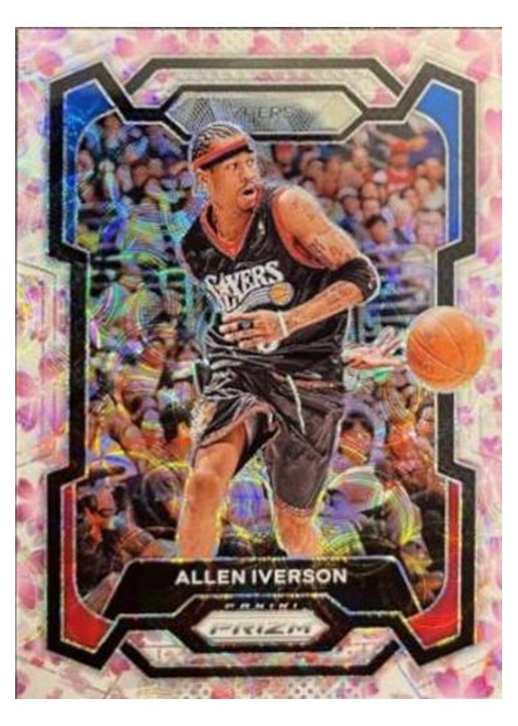 2023-24 Panini Prizm Base Set Allen Iverson #184 card