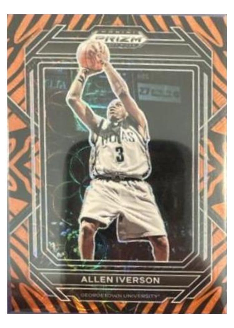 2023-24 Panini Prizm Base Set Allen Iverson #184 card