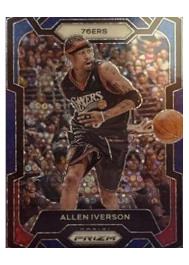 2023-24 Panini Prizm Base Set Allen Iverson #184 card