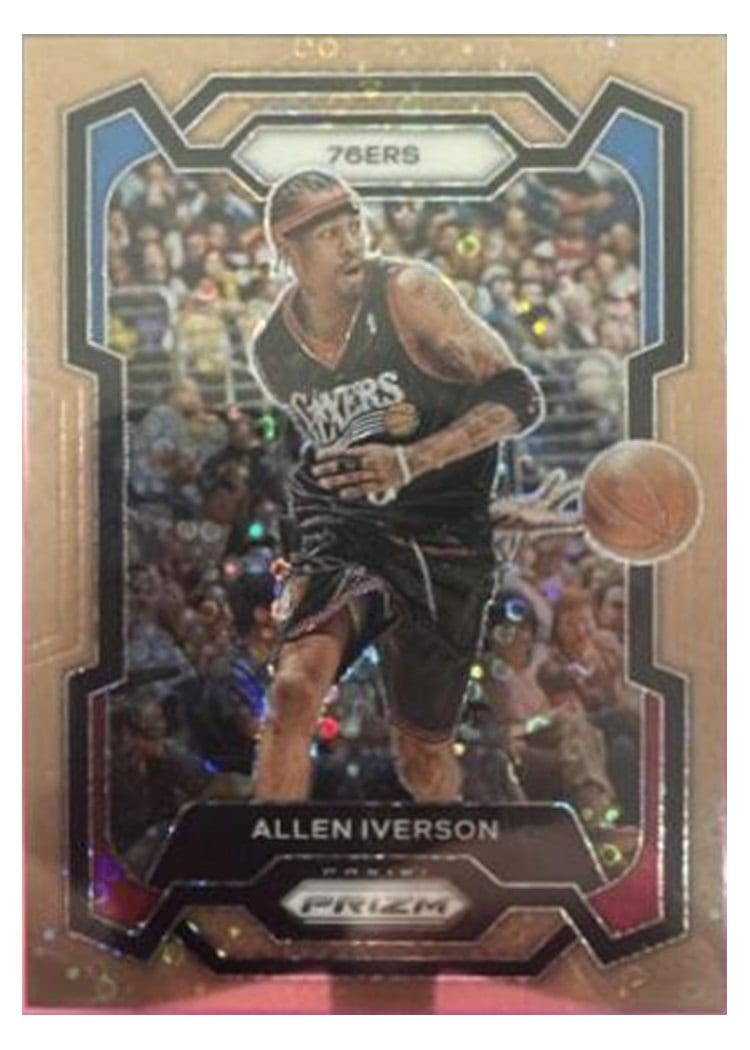 2023-24 Panini Prizm Base Set Allen Iverson #184 card