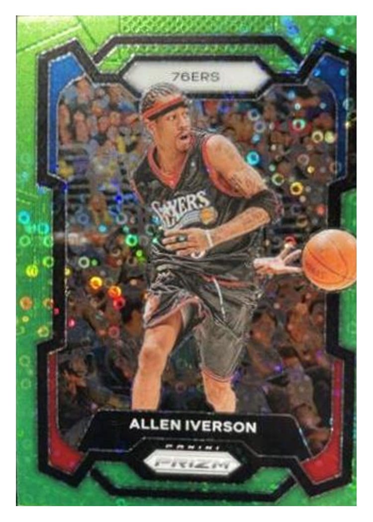 2023-24 Panini Prizm Base Set Allen Iverson #184 card