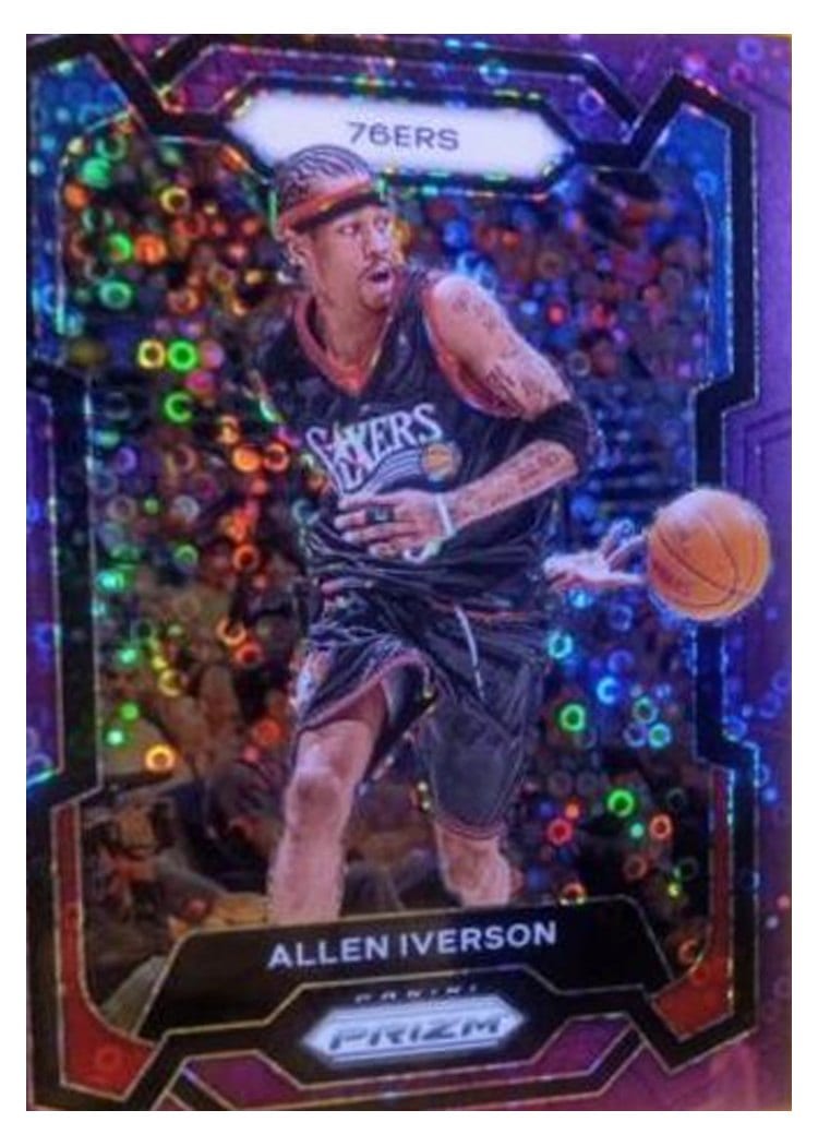 2023-24 Panini Prizm Base Set Allen Iverson #184 card