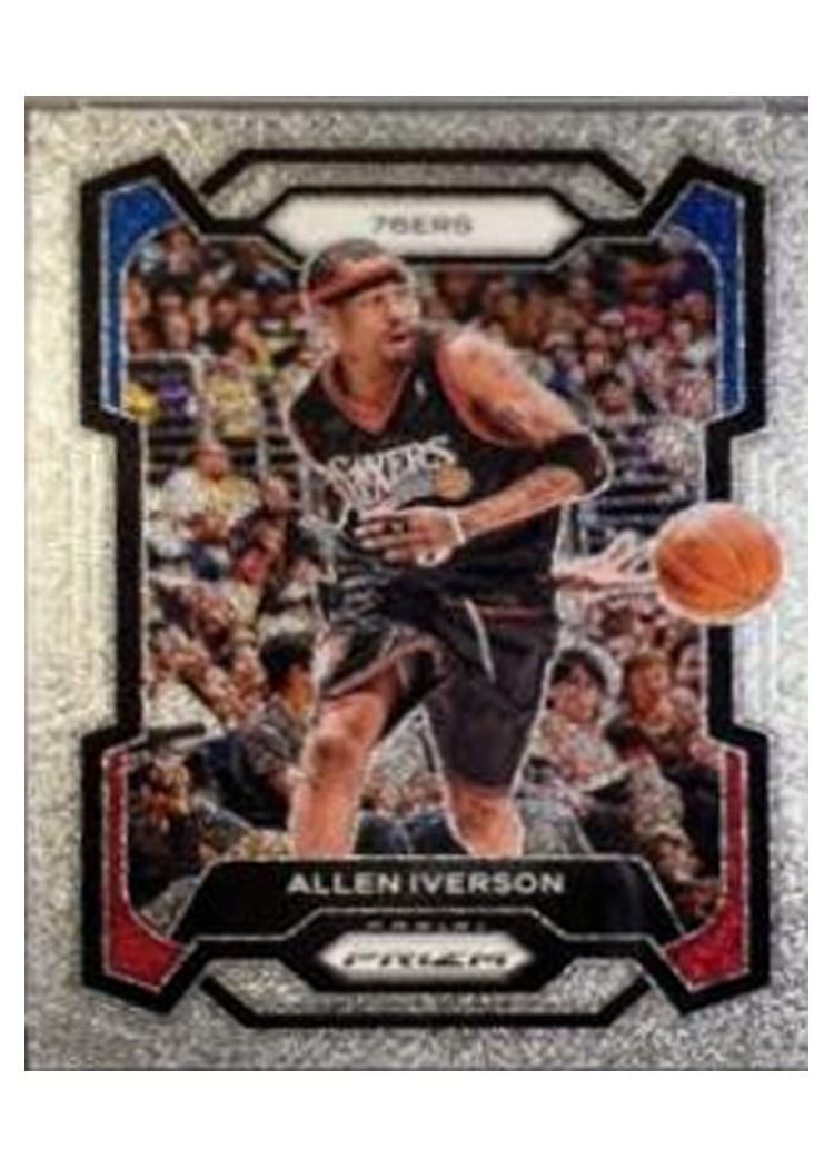 2023-24 Panini Prizm Base Set Allen Iverson #184 card