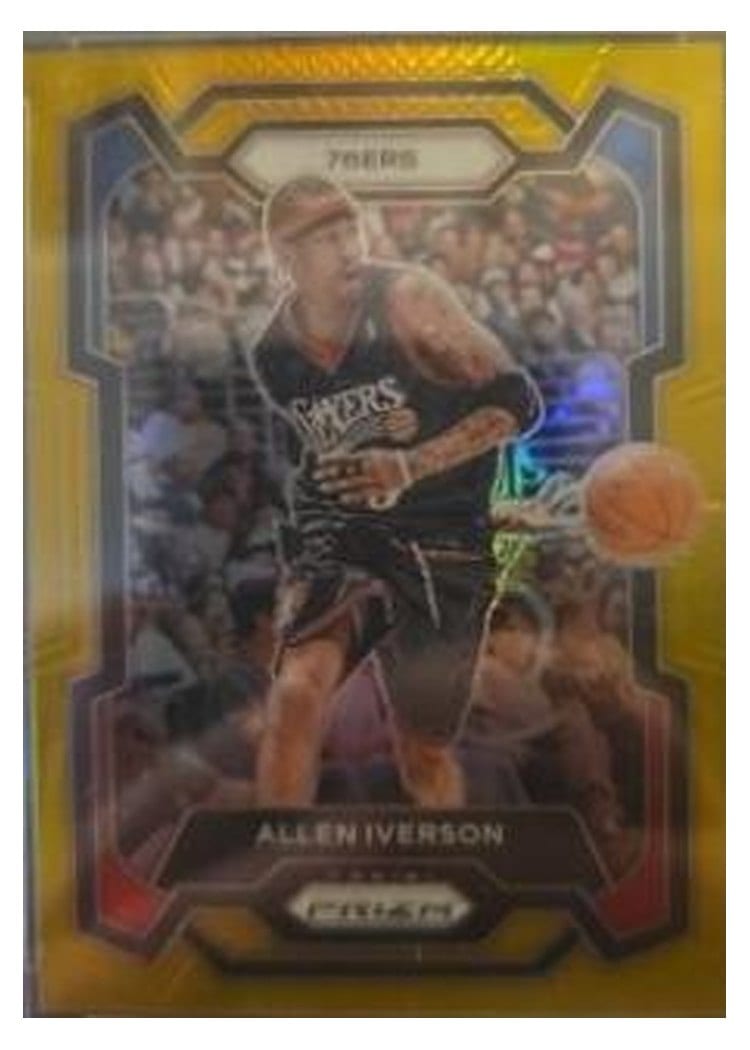 2023-24 Panini Prizm Base Set Allen Iverson #184 card