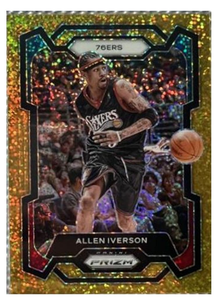 2023-24 Panini Prizm Base Set Allen Iverson #184 card