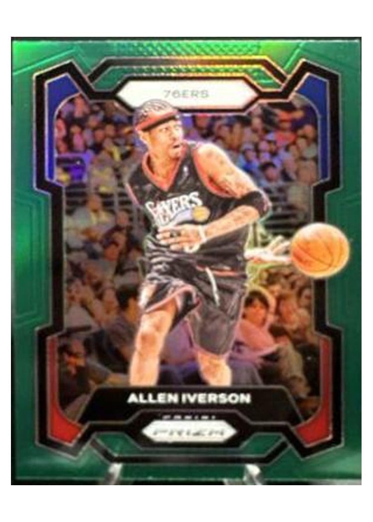 2023-24 Panini Prizm Base Set Allen Iverson #184 card