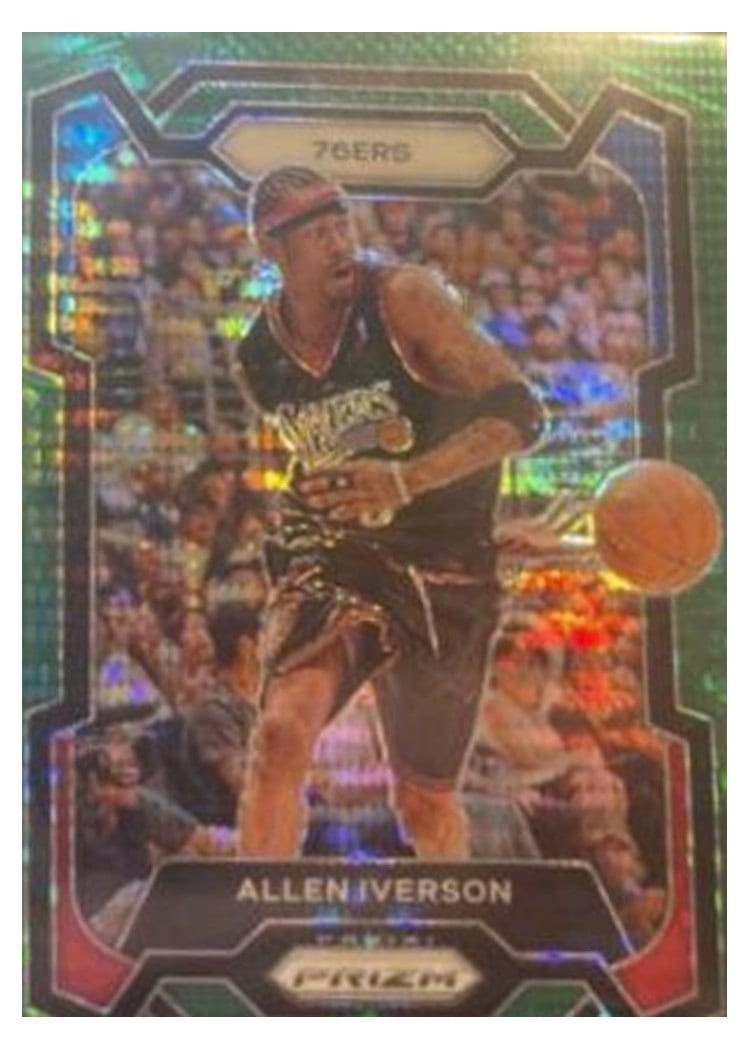 2023-24 Panini Prizm Base Set Allen Iverson #184 card