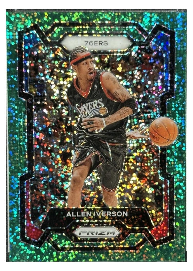 2023-24 Panini Prizm Base Set Allen Iverson #184 card