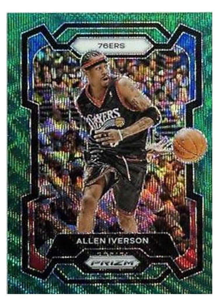 2023-24 Panini Prizm Base Set Allen Iverson #184 card