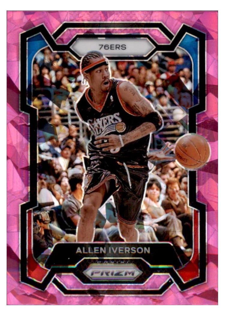 2023-24 Panini Prizm Base Set Allen Iverson #184 card