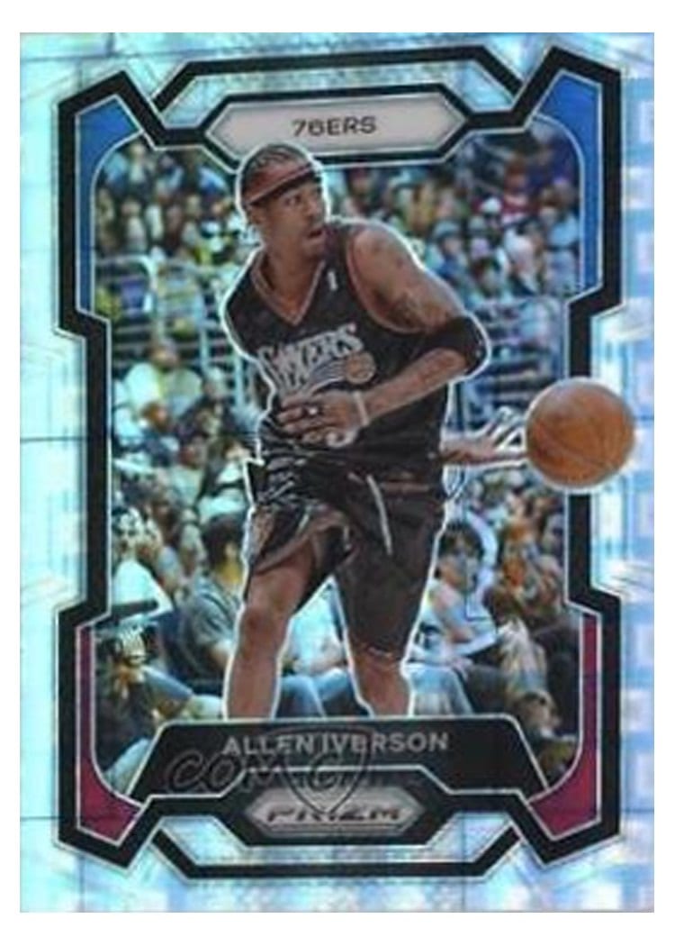 2023-24 Panini Prizm Base Set Allen Iverson #184 card