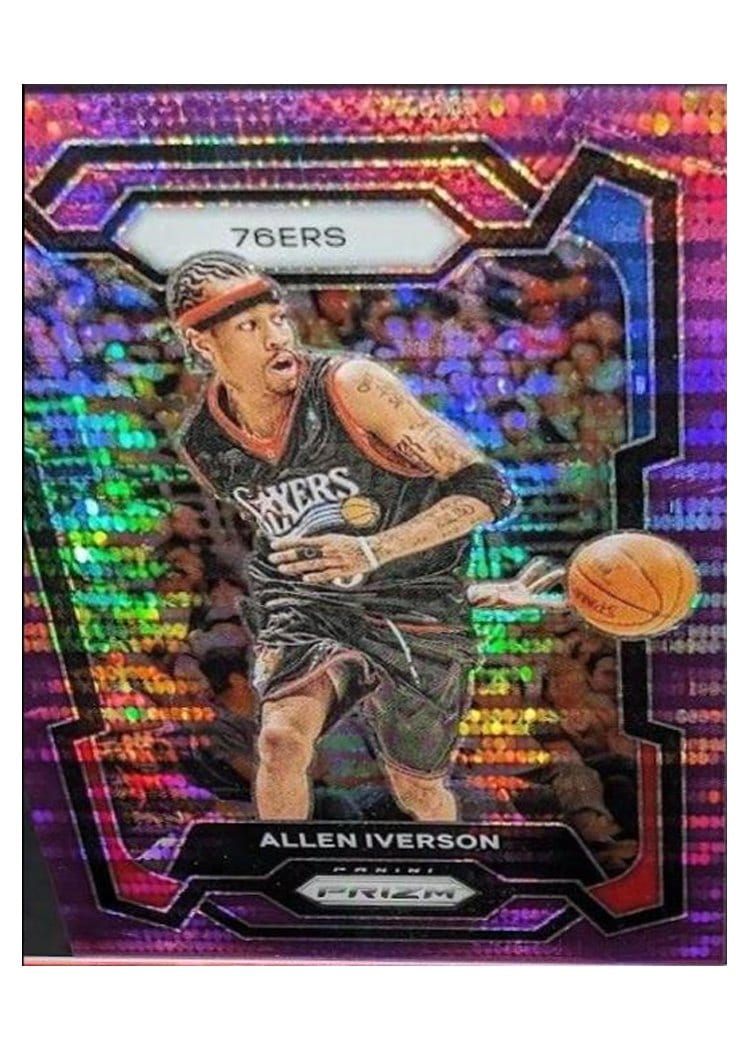 2023-24 Panini Prizm Base Set Allen Iverson #184 card
