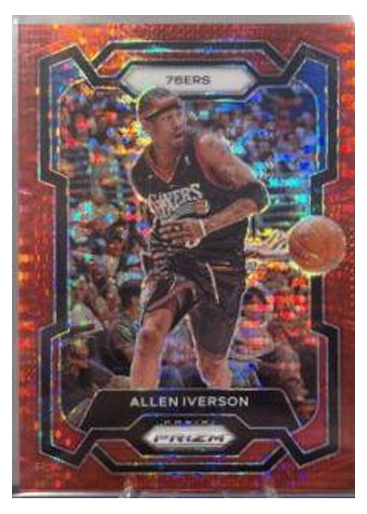 2023-24 Panini Prizm Base Set Allen Iverson #184 card