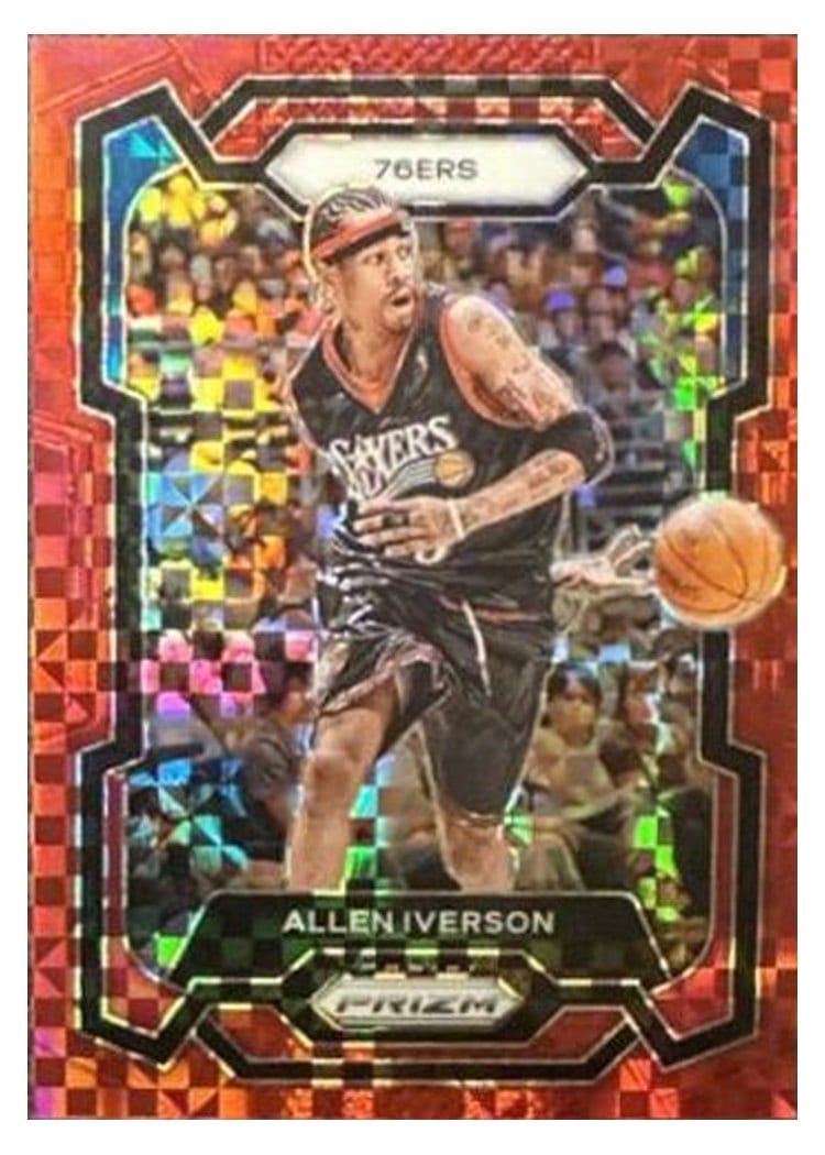 2023-24 Panini Prizm Base Set Allen Iverson #184 card
