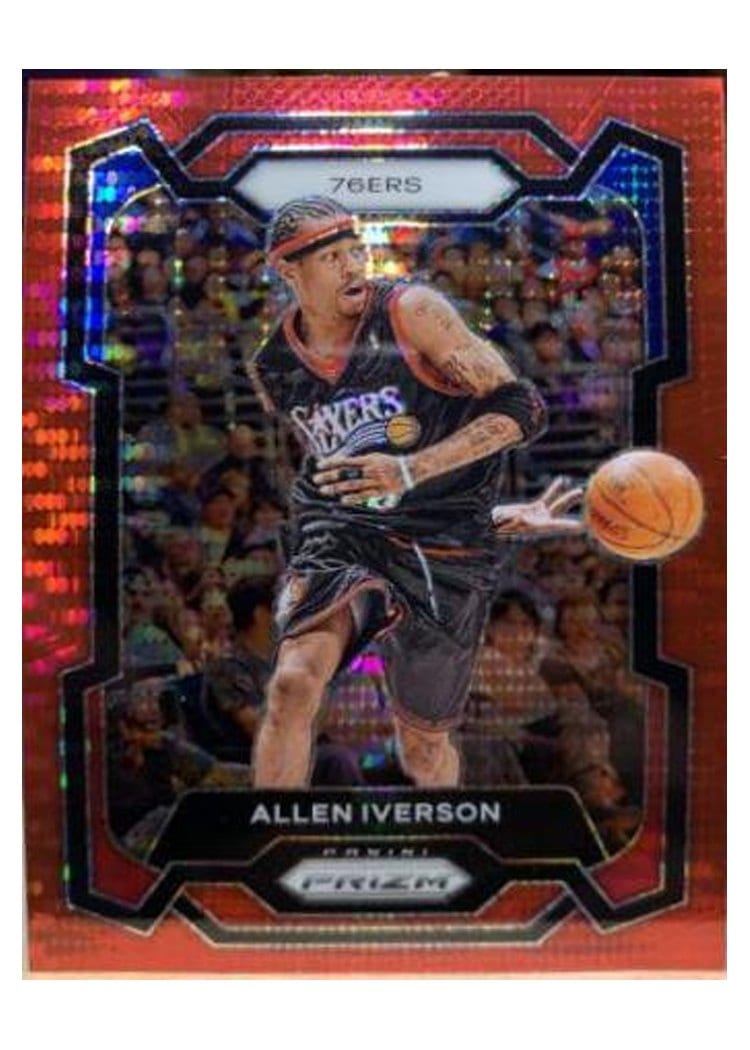 2023-24 Panini Prizm Base Set Allen Iverson #184 card
