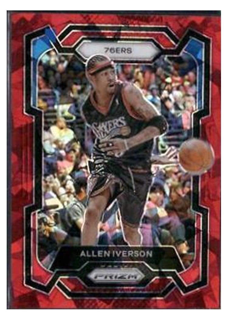2023-24 Panini Prizm Base Set Allen Iverson #184 card