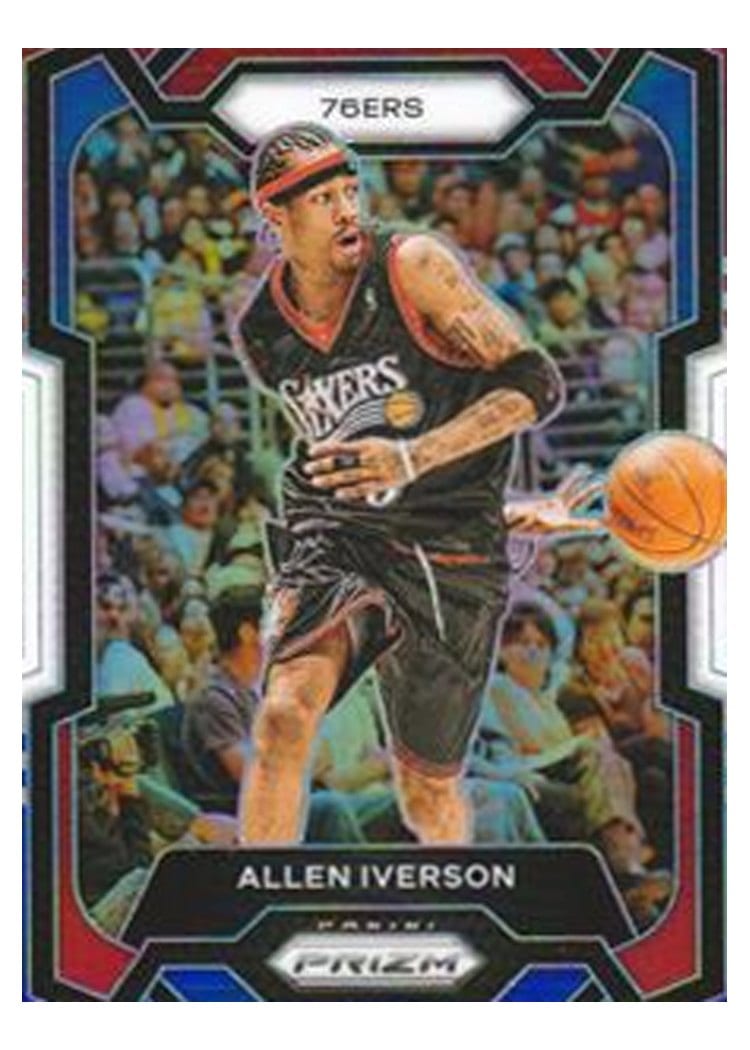 2023-24 Panini Prizm Base Set Allen Iverson #184 card