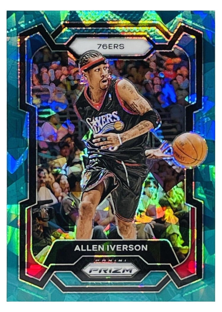 2023-24 Panini Prizm Base Set Allen Iverson #184 card