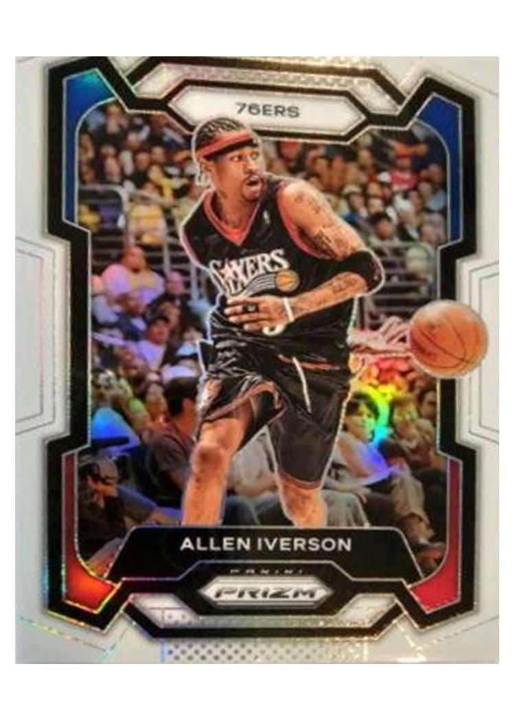 2023-24 Panini Prizm Base Set Allen Iverson #184 card