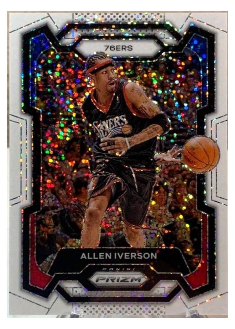 2023-24 Panini Prizm Base Set Allen Iverson #184 card
