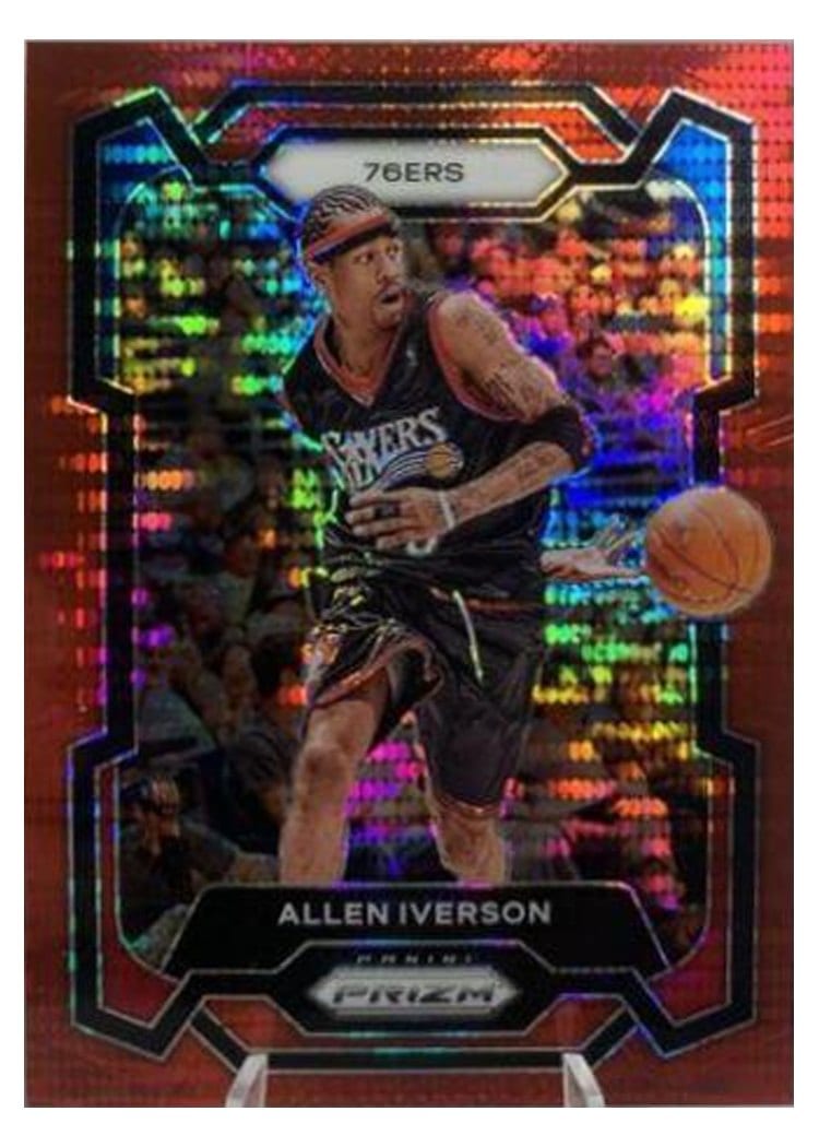 2023-24 Panini Prizm Base Set Allen Iverson #184 card