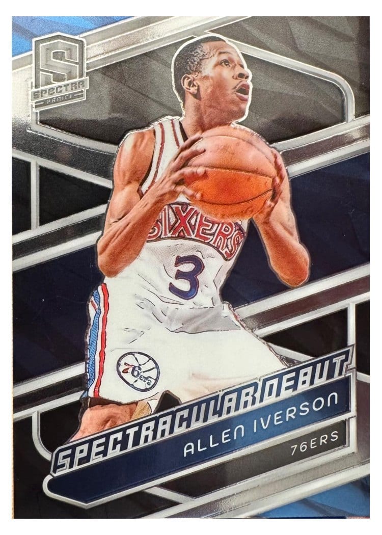 2023-24 Panini Spectra Base Set Allen Iverson #198 card