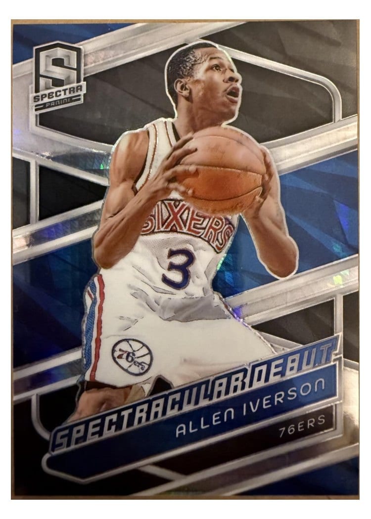2023-24 Panini Spectra Base Set Allen Iverson #198 card