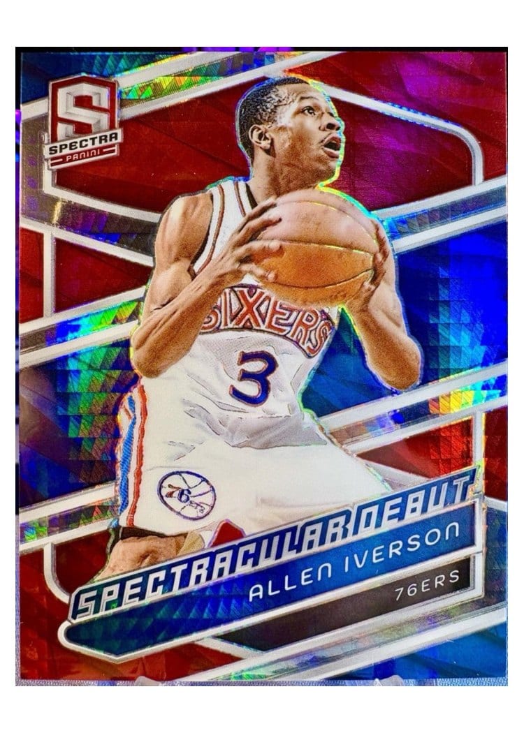 2023-24 Panini Spectra Base Set Allen Iverson #198 card