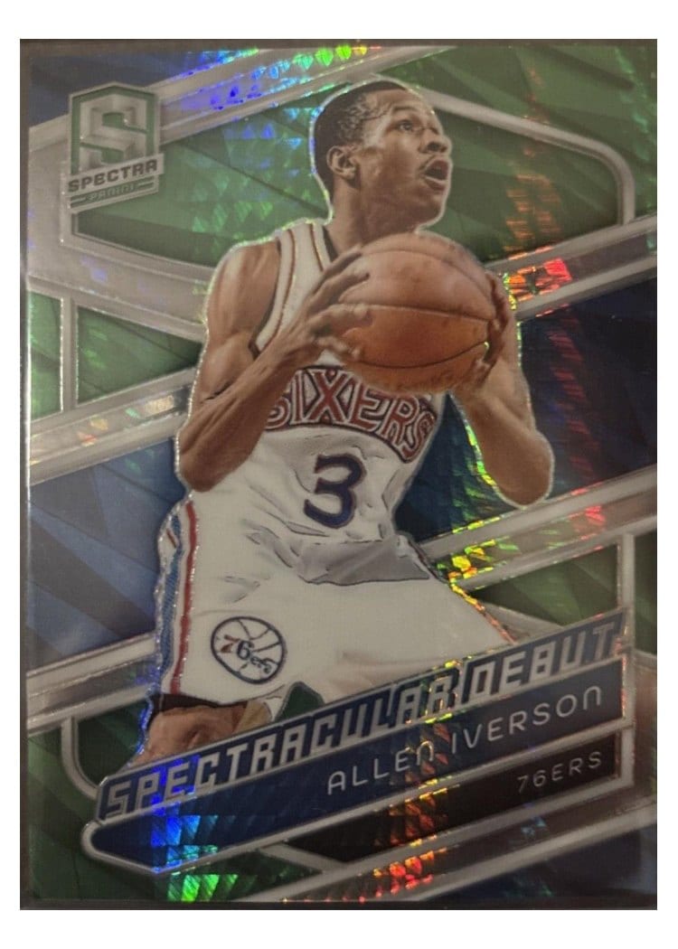 2023-24 Panini Spectra Base Set Allen Iverson #198 card
