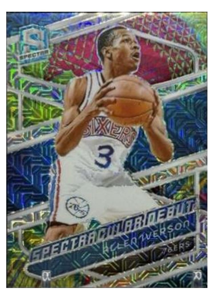 2023-24 Panini Spectra Base Set Allen Iverson #198 card