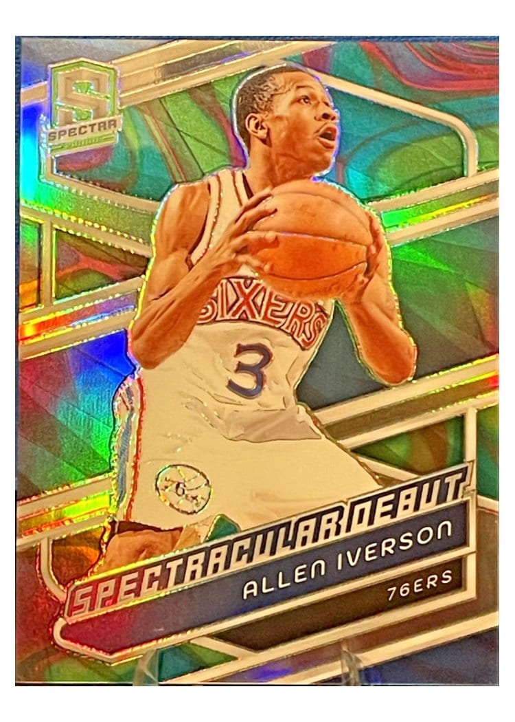 2023-24 Panini Spectra Base Set Allen Iverson #198 card