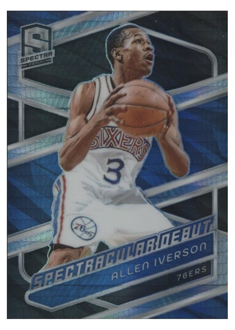 2023-24 Panini Spectra Base Set Allen Iverson #198 card