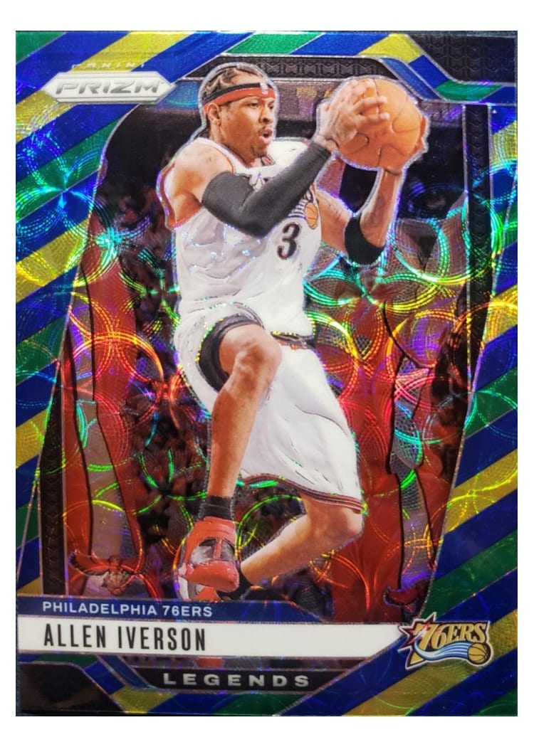 2024-25 Panini Prizm Base Set Allen Iverson #291 card